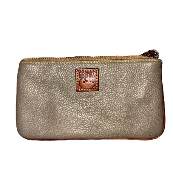Dooney & Bourke Pebbled Canvas Lined Wristlet Wallet with Card Slots - Picture 1 of 5